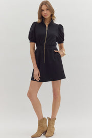 Black Zip Mini