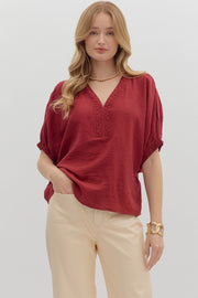 Garnet Top