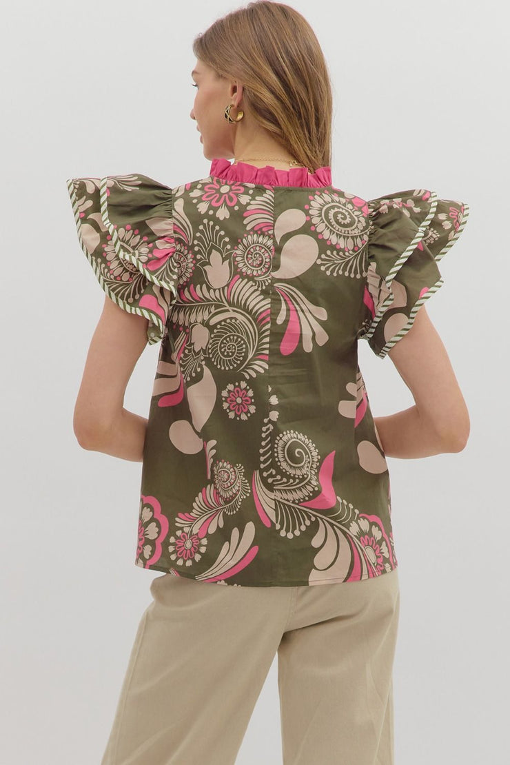 Olivia Flutter Sleeve
