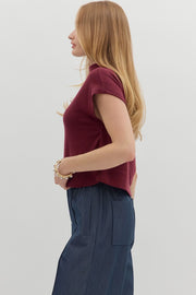 Ruby Mock Neck Top
