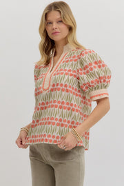Cora Floral Top