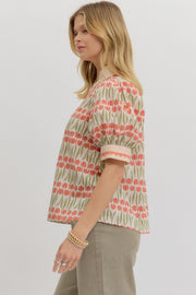 Cora Floral Top