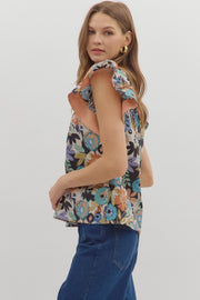 Cinnamon Swirl Flutter Sleeve