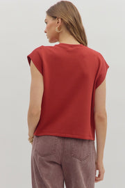 Brick Cap Sleeve Top