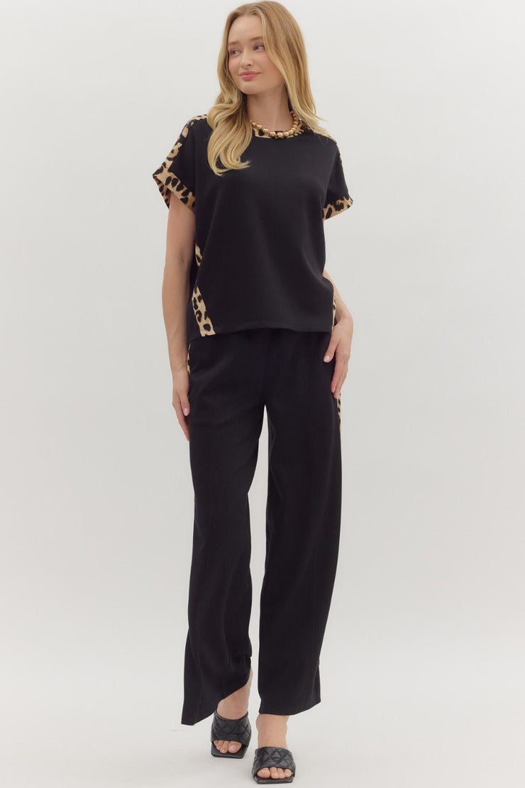Jersey Leopard Pants