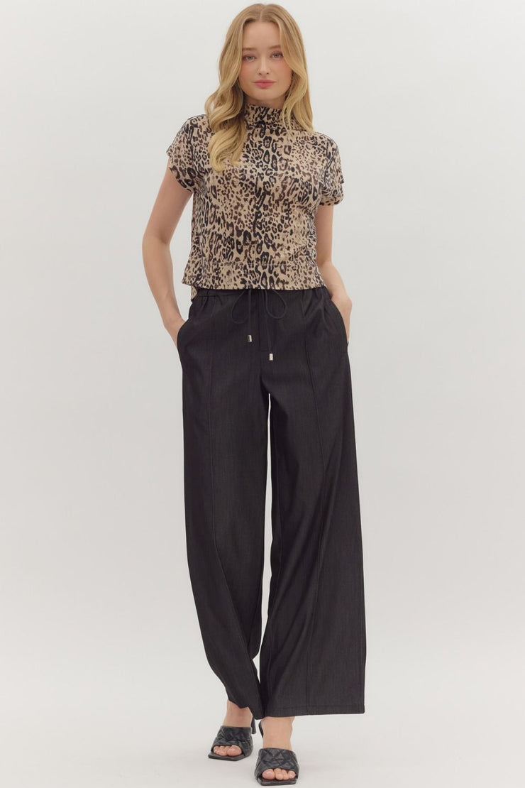 Leona Mock Neck Top