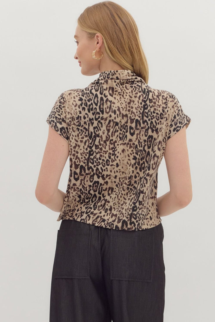 Leona Mock Neck Top