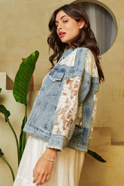 Denim and Lace Jacket