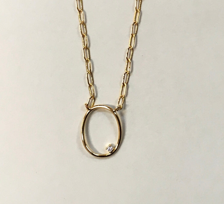 Oval Necklace Chain