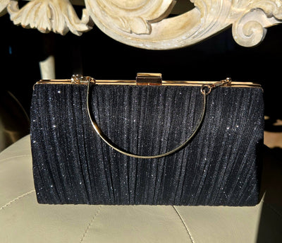 Black & Gold Handle Clutch 2011