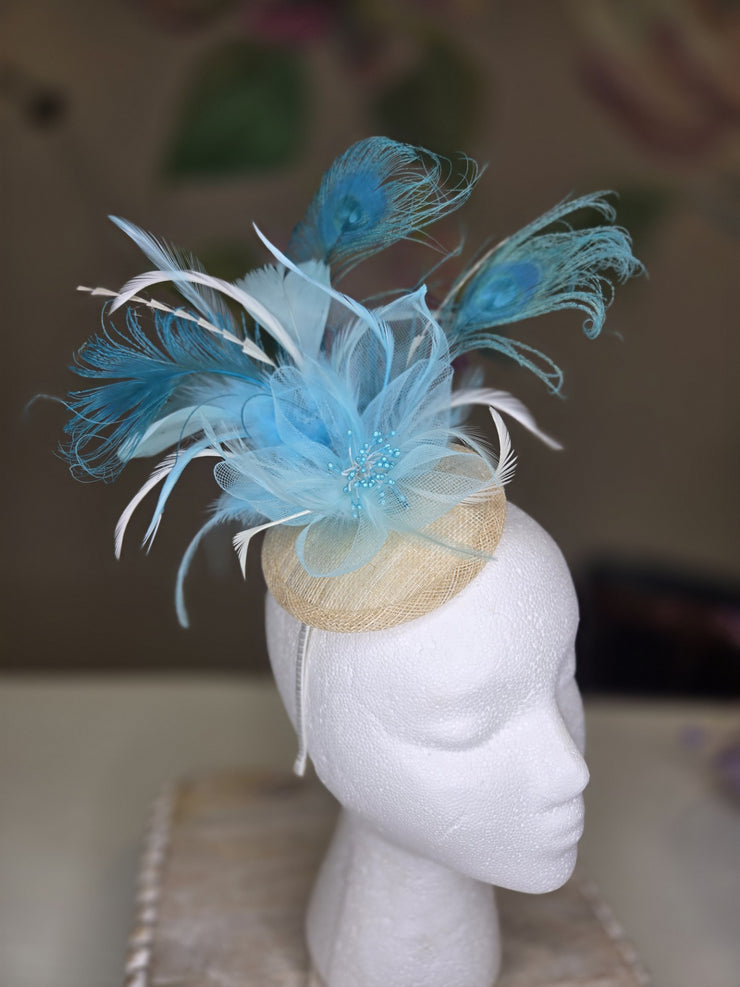 Delicate Aqua Fascinator