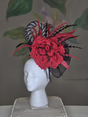 Passion for Red Fascinator