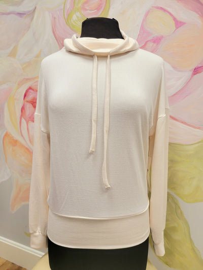 Ivory Cowl Neck Pullover