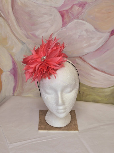 Darling Pink Flower Fascinator