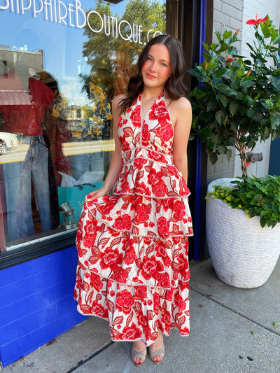 Romantic in Red Midi