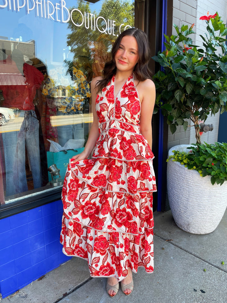 Romantic in Red Midi