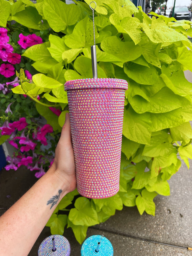 Pink Bling Tumbler