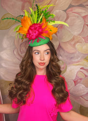 Tropical Punch Fascinator