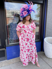Pink Floral Maxi