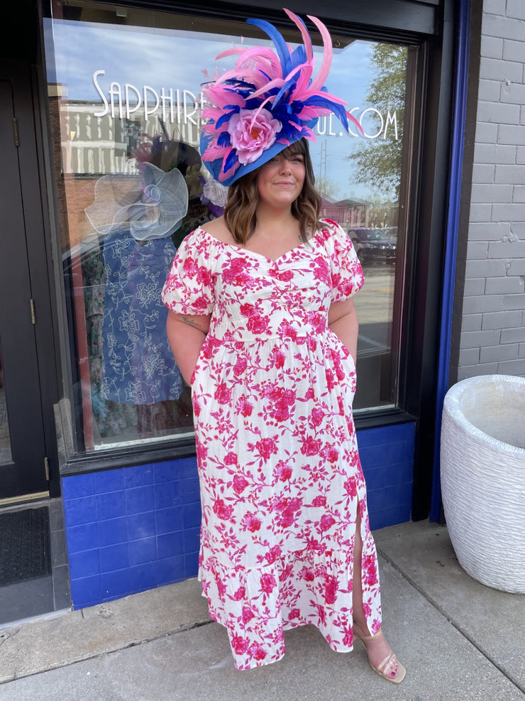 Pink Floral Maxi