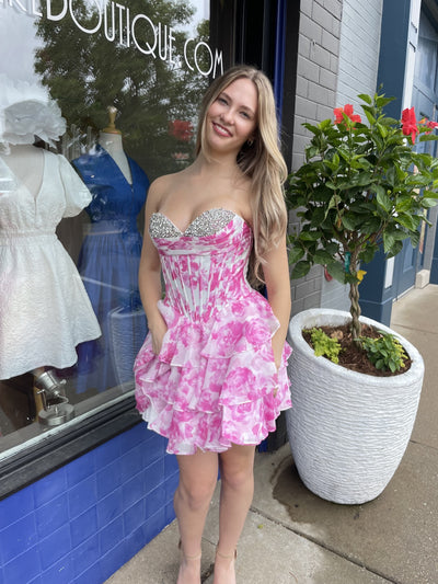 Ava White/Pink 26443