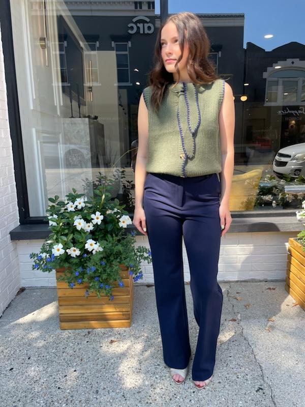 Navy Wide Leg