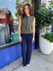 Navy Wide Leg