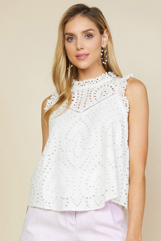 Eve Eyelet Lace Top