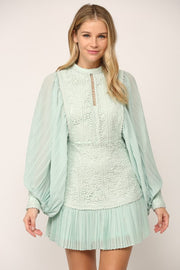 Mint Lace Dress