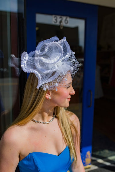 Sofia White Fascinator
