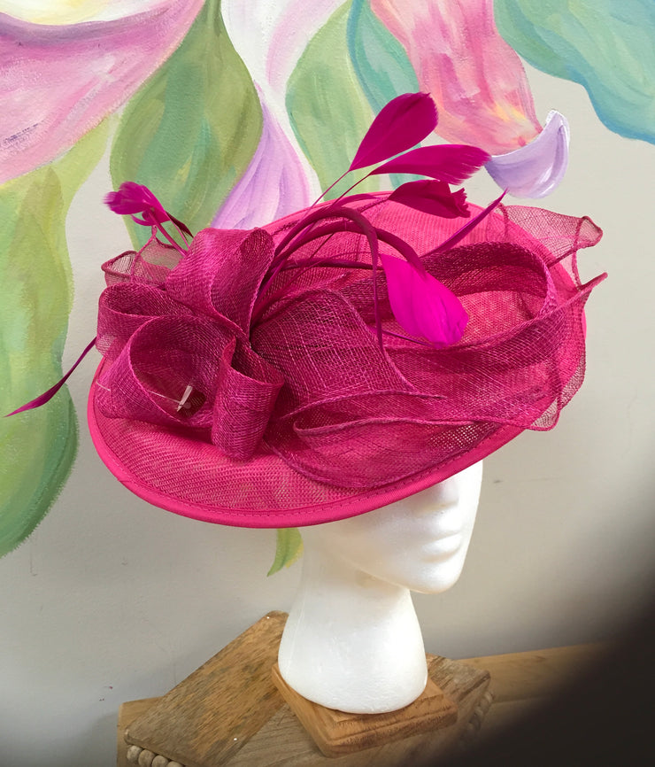 Fuschia Fashion Fascinator