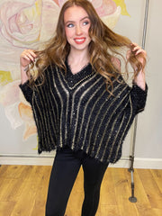 Sparkle Black Sweater